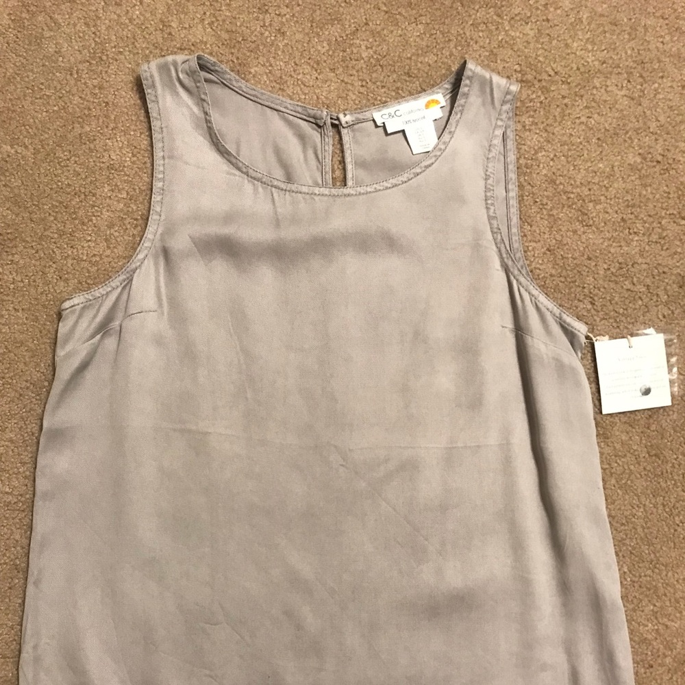 C&C California grey tank top